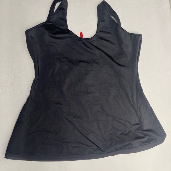 Spanx Black Open Bust Cami Tank Top, Size 2X - Picture 5 of 6